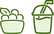 Small smoothie or bowl icon